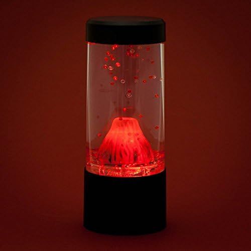  Dark Horses Runde Mini-Vulkan-Lampe, Rot, 9, 1 x 9, 1 x 23 cm