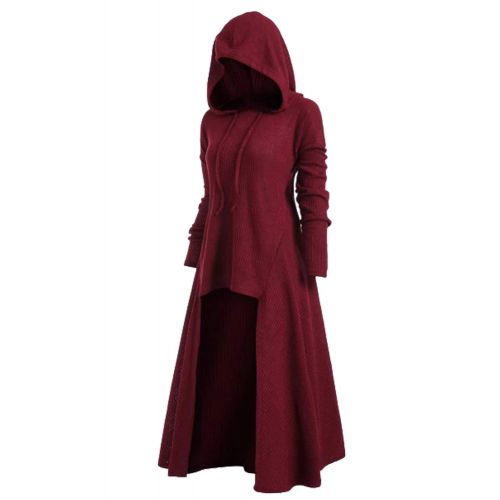  Dark Paradise Women’s Gothic Renaissance Costume Cloak Halloween Medieval Cosplay Hooded Dress Robe