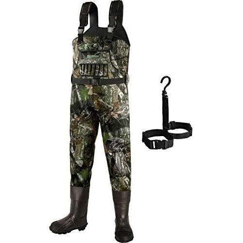  [아마존베스트]Dark Lightning Mens Womens Neoprene Waders with 800g Insulated Wellington Boots Mens Womens