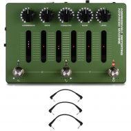 Darkglass Aggressively Distorting Advanced Machine Distortion Pedal with 3 Patch Cables