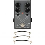 Darkglass Microtubes X Bass Preamp Pedal with Patch Cables