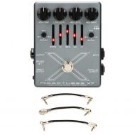 Darkglass Microtubes X7 Bass Preamp Pedal with Patch Cables