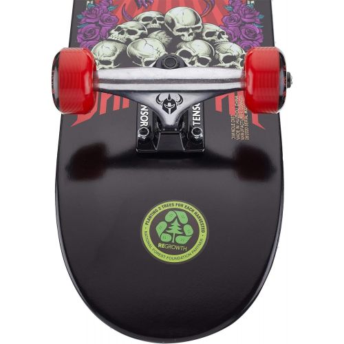  Darkstar Levitate Youth Prebuilt Skateboard Complete - Red - 7.00