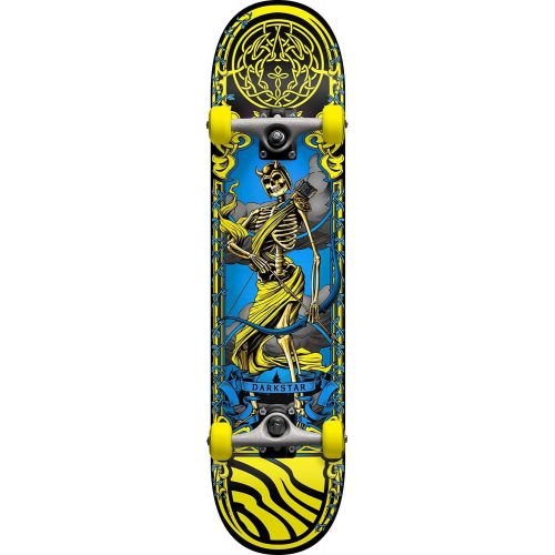  Darkstar Skateboards Arrow Yellow Mid Complete Skateboards First Push - 7.5 x 31.1