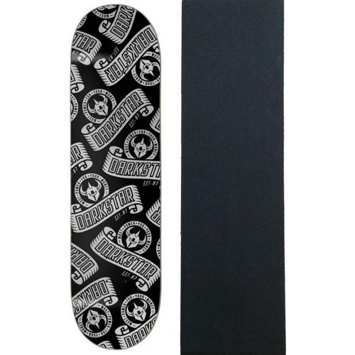  Darkstar Skateboard Deck Arc Silver 8.25 with Grip