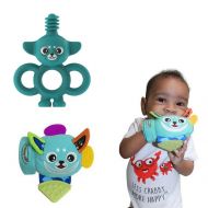 Darlyng & Co. Product Name: Yummy Buddy Teething Mitten & Infant Training Toothbrush (3-in-1) Baby Teether...