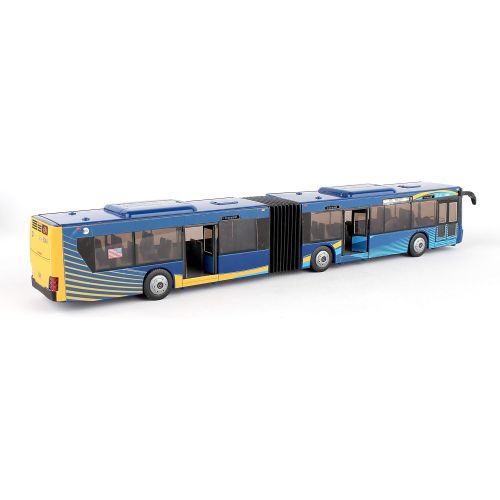  Daron MTA New York City Bus 16 Articulated Bus RT8571 Toy, Blue