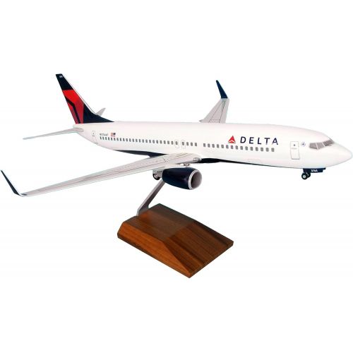  Daron Skymarks Delta 737-800 Model Kit with Gear and Wood Stand (1100 Scale)