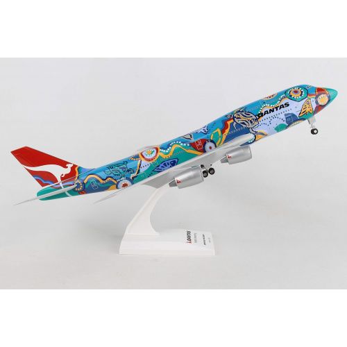  Daron Skymarks Qantas Nalanji Dreaming 747-300 with Gear (1200 Scale)