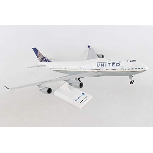  Daron Skymarks United 747-400 Post Co Merge Model Kit with Gear (1200 Scale)