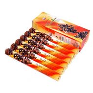 인센스스틱 Darshan Chandan Incense - Incense Stick 6 Box Pack 120 Sticks Incense