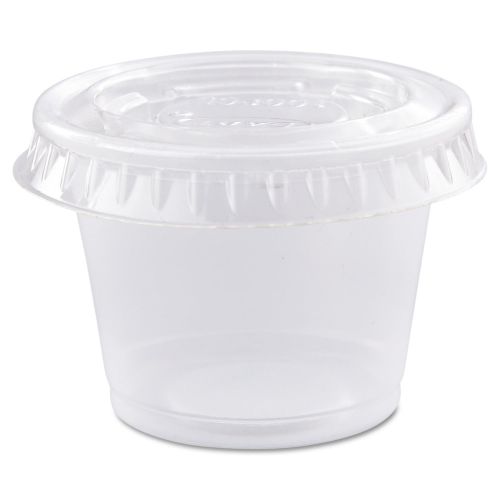  Dart Conex Complements Portion/Medicine Cups, 1oz, Clear, 125/Bag, 20 Bags/Carton -DCC100PC