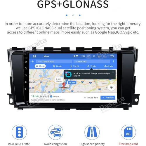  Dasaita Android 7.1 Car Stereo for Nissan Teana Altima Gps Navigation Radio with 10.2 Inch Screen 2G Ram...