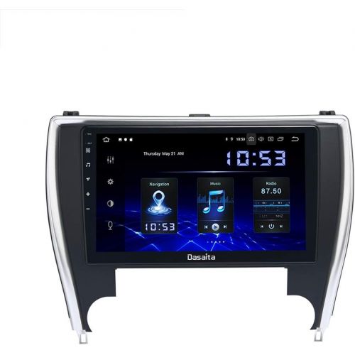  Dasaita Android 8.0 Car Stereo for Toyota Camry 2012 2013 2014 Radio with 10.2 screen & GPS Navigation & 4GB Ram 32GB Rom Head Unit