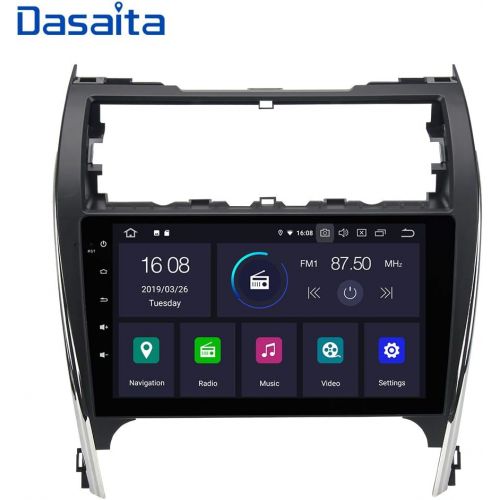  Dasaita Android 8.0 Car Stereo for Toyota Camry 2012 2013 2014 Radio with 10.2 screen & GPS Navigation & 4GB Ram 32GB Rom Head Unit