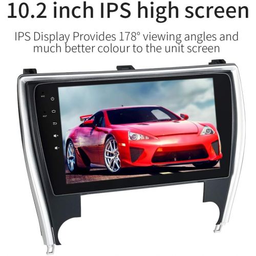  Dasaita Android 8.0 Car Stereo for Toyota Camry 2012 2013 2014 Radio with 10.2 screen & GPS Navigation & 4GB Ram 32GB Rom Head Unit