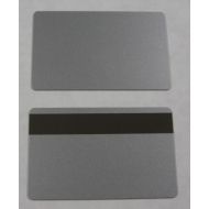 DataCard, Zebra, Fargo, Evolis, Magicard, NBS 100 CR80 30Mil Silver PVC Plastic Credit, Gift, Photo ID Cards With HiCo Magnetic Stripe Mag
