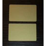 DataCard, Zebra, Fargo, Evolis, Magicard, NBS 1000 CR80 30Mil Gold PVC Plastic Credit, Gift, Photo ID Cards