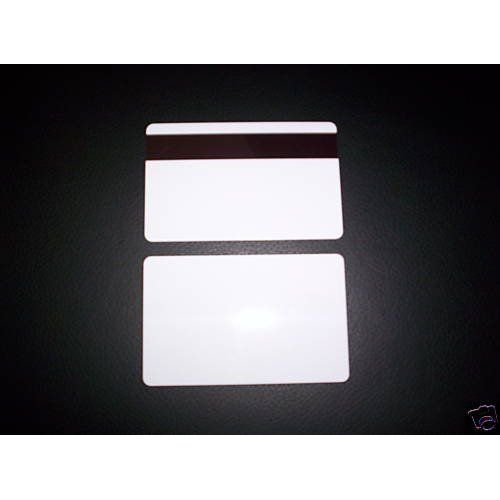  DataCard, Zebra, Fargo, Evolis, Magicard, NBS 1000 CR80 30Mil White PVC Plastic Credit, Gift, Photo ID Cards With HiCo Magnetic Stripe Mag