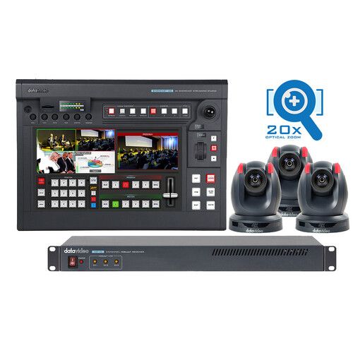  Datavideo SHOWCAST 100-TRK 1 All-in-One Production Bundle