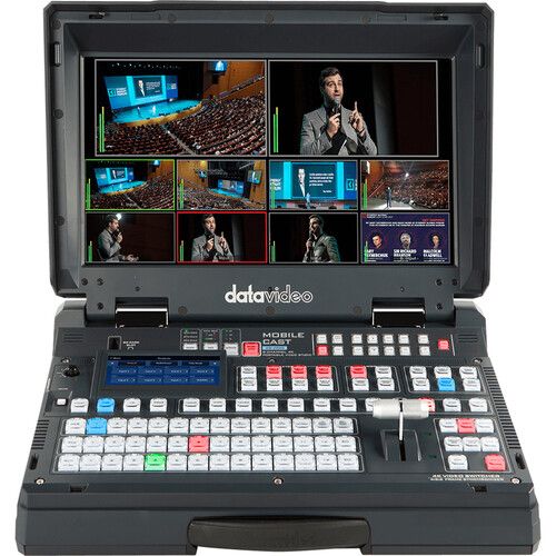  Datavideo EPB-4000 Educator's Live 4K Video Production Kit with Switcher & 2 x PTZ Cameras
