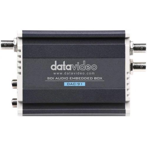 Datavideo DAC-91 3GHDSD-SDI 2-Channel Analog Audio Embedder