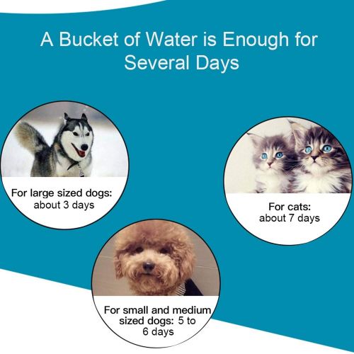  Dave-Coffey-pet water fountain 3.5L Large Dogs Automatic Pet Feeder Fountain Water Food Dispenser Capacity Waterer Dog/Cat Bowl Drinking Feeding Pet Supplies