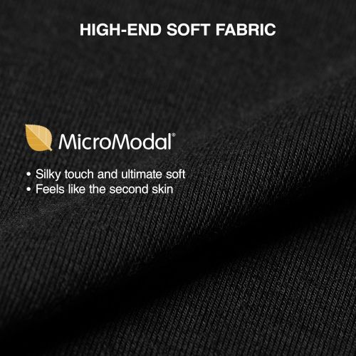  David+Archy David Archy 4 Pack Mens Ultra Soft Comfy Rib Micro Modal Briefs