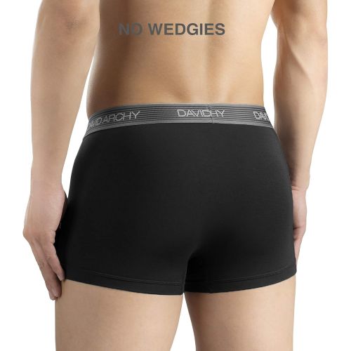  [아마존 핫딜] [아마존핫딜]David+Archy David Archy Mens 4 Pack Ultra Soft Micro Modal Underwear Breathable Trunks with Fly