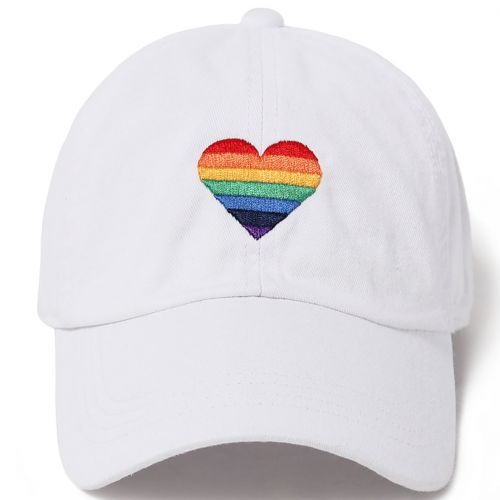  David & Young Rainbow Heart Ponyflo Baseball Cap