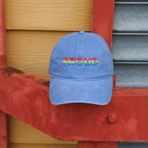  David & Young Rainbow Proud Ponyflo Baseball Cap