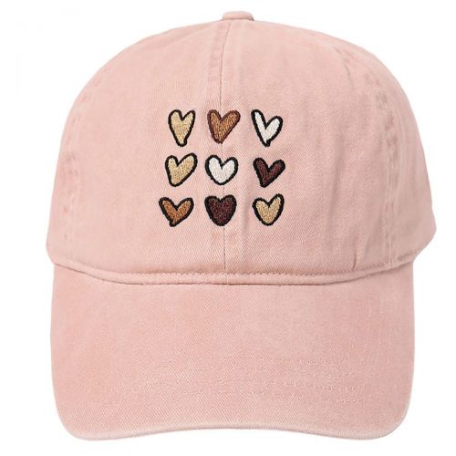  David & Young Multi Hearts Ponyflo Baseball Cap