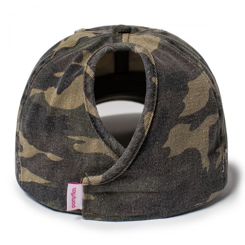  David & Young Stephanie Distressed Camo PonyFlo Baseball