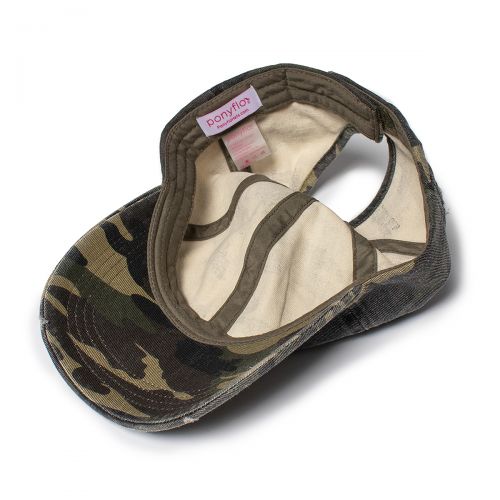  David & Young Stephanie Distressed Camo PonyFlo Baseball