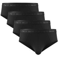 [아마존 핫딜]  [아마존핫딜]David+Archy David Archy Mens 4 Pack Micro Modal Separate Pouch Briefs with Fly