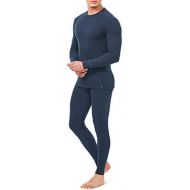 [아마존 핫딜] [아마존핫딜]David+Archy DAVID ARCHY Mens Ultra Soft Winter Warm Base Layer Top & Bottom Fleece Lined Thermal Set Long John