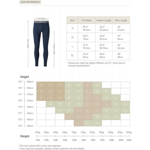  [아마존핫딜][아마존 핫딜] David+Archy DAVID ARCHY Mens 2 Pack Soft Cotton Thermal Pants Rib Stretchy Base Layer Thermal Underwear Bottoms Long Johns Leggings (M, Dark Gray) at Amazon Men’s Clothing store