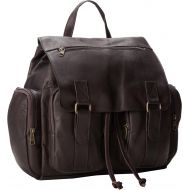 David King & Co. Laptop Backpack with 2 Front Pockets, Cafe, One Size