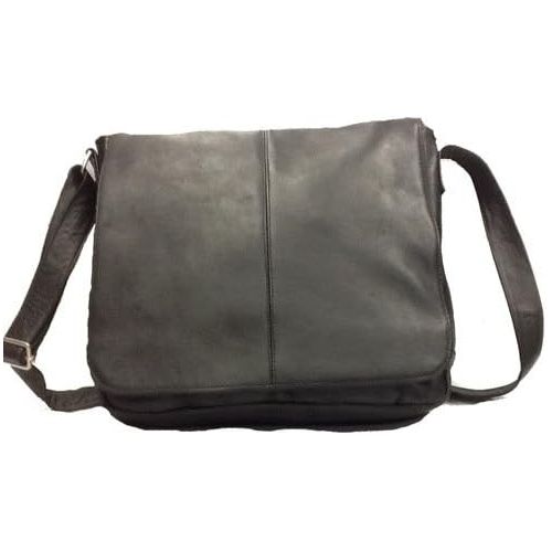  David King & Co. Laptop Messenger Bag Plus, Black, One Size