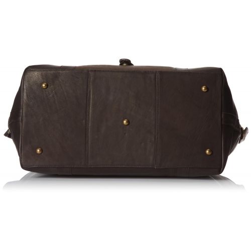  David King & Co. Top Zip Travel Bag, Cafe, One Size