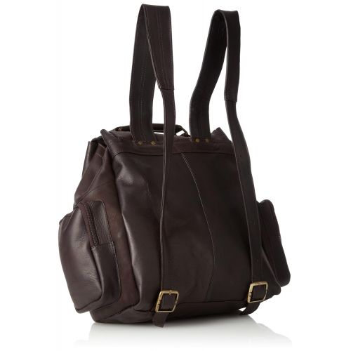  David King & Co. Top Handle Promotional Backpack, Cafe, One Size