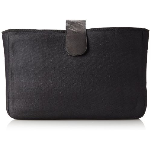  David King & Co. Womens Multi Pocket Briefcase Plus, Black, One Size