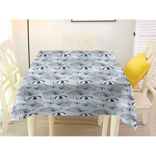  Davishouse Washable Table Cloth Floral Feminine Set Indoor Outdoor Camping Picnic W60 x L60