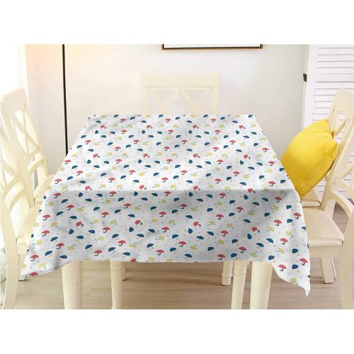  Davishouse Washable Table Cloth Floral Feminine Set Indoor Outdoor Camping Picnic W60 x L60