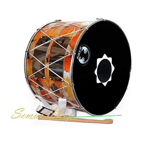  [아마존베스트]Davul Oriental Professional Dhol Drum Kit 53 cm 100% Handmade (32)