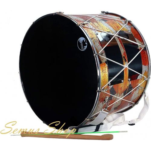  [아마존베스트]Davul Oriental Professional Dhol Drum Kit 53 cm 100% Handmade (32)