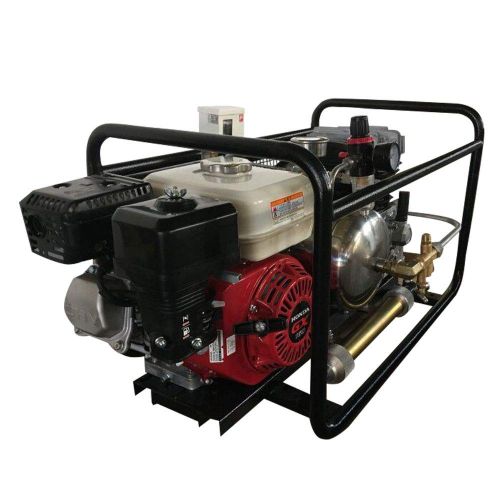  Davv HPDMC 250L/Min Third Lung Surface Hookah Dive System 3.75kw 5HP Gasoline Air Compressor with 50 Feet Hose & Regulator, SCU80P