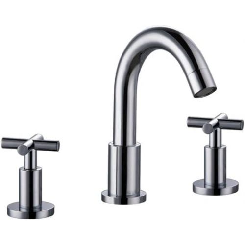  Dawn AB03 1513C 3-Hole Widespread Lavatory Faucet with Cross Handles for 8 Centers, Chrome