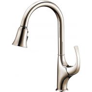 Dawn AB04 3277BN Single-Lever Pull-Out Spray Kitchen Faucet, Brushed Nickel
