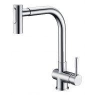 Dawn AB50 3670C Single-Lever Pull-Out Spray Sink Mixer, Chrome